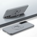 For Samsung Galaxy S22+ Magsafe Hidden Fold Holder Full Coverage Shockproof Phone Case(Grey)