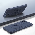 For Xiaomi Redmi K60e Magsafe Hidden Fold Holder Full Coverage Shockproof Phone Case(Blue)
