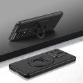 For Xiaomi 13 Magsafe Hidden Fold Holder Full Coverage Shockproof Phone Case(Black)