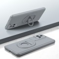 For Xiaomi Redmi K50 Pro Magsafe Hidden Fold Holder Full Coverage Shockproof Phone Case(Grey)