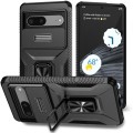 For Google Pixel 7 5G Sliding Camshield Holder Phone Case(Black)