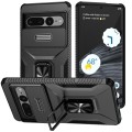 For Google Pixel 7 Pro 5G Sliding Camshield Holder Phone Case(Black)