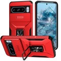 For Google Pixel 8 Pro Sliding Camshield Holder Phone Case(Red)