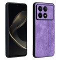 For Xiaomi Redmi K70 AZNS 3D Embossed Skin Feel Phone Case(Purple)