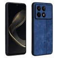 For Xiaomi Redmi K70 Pro AZNS 3D Embossed Skin Feel Phone Case(Sapphire Blue)
