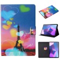 For Lenovo Tab P12 2023 / TB370FU Voltage Coloured Drawing Smart Leather Tablet Case(Romantic Tower)