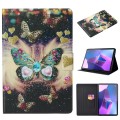 For Lenovo Tab P12 2023 / TB370FU Voltage Coloured Drawing Smart Leather Tablet Case(Butterflies)