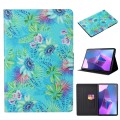 For Lenovo Tab P12 2023 / TB370FU Voltage Coloured Drawing Smart Leather Tablet Case(Flowers)
