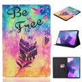 For Lenovo Tab P11 Gen2 /Xiaoxin Pad Plus 2023 Voltage Coloured Drawing Smart Leather Tablet Case(Fe