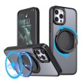 For iPhone 11 Pro 360-degree Rotating MagSafe Magnetic Holder Phone Case(Black)