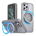For iPhone 11 Pro 360-degree Rotating MagSafe Magnetic Holder Phone Case(Titanium Grey)