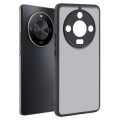 For Honor X50 Fine Pore Matte Black TPU + PC Phone Case