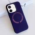 For iPhone 11 MagSafe Magnetic Liquid Silicone Phone Case(Dark Purple)