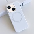 For iPhone 13 MagSafe Magnetic Liquid Silicone Phone Case(White)