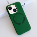 For iPhone 14 MagSafe Magnetic Liquid Silicone Phone Case(Green)