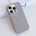 For iPhone 15 Pro MagSafe Magnetic Liquid Silicone Phone Case(Grey)