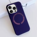 For iPhone 15 Pro Max MagSafe Magnetic Liquid Silicone Phone Case(Dark Purple)