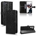 For ZTE nubia Red Magic 9 Pro/9 Pro+ Honeycomb Dot Texture Leather Phone Case(Black)