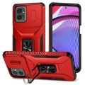 For Motorola Moto G Power 2023 Sliding Camshield Holder Phone Case(Red)