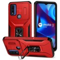 For Motorola G Pure/G Play 2023/G Power 2022 Sliding Camshield Holder Phone Case(Red)