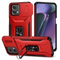 For Motorola Moto G Stylus 5G 2023 Sliding Camshield Holder Phone Case(Red)