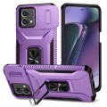 For Motorola Moto G Stylus 5G 2023 Sliding Camshield Holder Phone Case(Purple)