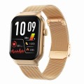 2.01 inch Milanese Steel Strap Bluetooth Call Smart Watch Support Heart Rate Monitoring / Non-invasi