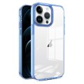 For iPhone 12 Pro Max 2.5mm Anti-slip Clear Acrylic Hybrid TPU Phone Case(Sky Blue)