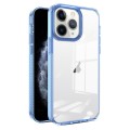 For iPhone 11 Pro Max 2.5mm Anti-slip Clear Acrylic Hybrid TPU Phone Case(Sky Blue)