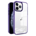 For iPhone 11 Pro 2.5mm Anti-slip Clear Acrylic Hybrid TPU Phone Case(Deep Purple)