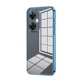 For OnePlus Nord CE 3 Lite / Nord N30 Transparent Plating Fine Hole Phone Case(Blue)