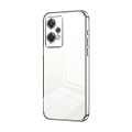 For OnePlus Nord CE 2 Lite 5G Transparent Plating Fine Hole Phone Case(Silver)