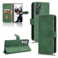 For ZTE nubia Red Magic 9 Pro Skin Feel Magnetic Flip Leather Phone Case(Green)