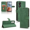 For ZTE Blade A34 Skin Feel Magnetic Flip Leather Phone Case(Green)