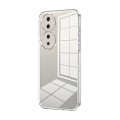 For Honor 90 Transparent Plating Fine Hole Phone Case(Transparent)