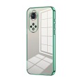 For Honor 50 Pro  / Huawei nova 9 Pro Transparent Plating Fine Hole Phone Case(Green)