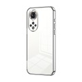 For Honor 50 / Huawei nova 9 Transparent Plating Fine Hole Phone Case(Silver)