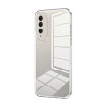 For Honor X20 SE / Huawei nova 10z Transparent Plating Fine Hole Phone Case(Transparent)