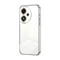 For Honor Play 50 Transparent Plating Fine Hole Phone Case(Silver)