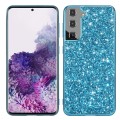 For Samsung Galaxy S24 5G Glitter Powder TPU Phone Case(Blue)