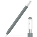 For Apple Pencil (USB-C) Transparent Jelly Stylus Protective Cover(Grey)