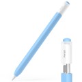 For Apple Pencil (USB-C) Transparent Jelly Stylus Protective Cover(Sky Blue)