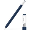 For Apple Pencil (USB-C) Transparent Jelly Stylus Protective Cover(Midnight Blue)