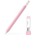 For Apple Pencil (USB-C) Transparent Jelly Stylus Protective Cover(Pink)