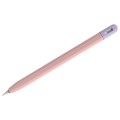 For Apple Pencil (USB-C) Stylus Pen Protective Cover with Nib Cover(Pink+Purple)