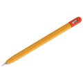 For Apple Pencil (USB-C) Stylus Pen Protective Cover with Nib Cover(Orange+Red)