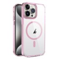 For iPhone 15 Pro Max 2.5mm MagSafe Acrylic Hybrid TPU Phone Case(Pink)