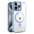 For iPhone 15 Pro Max 2.5mm MagSafe Acrylic Hybrid TPU Phone Case(Sky Blue)