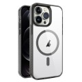 For iPhone 12 Pro Max 2.5mm MagSafe Acrylic Hybrid TPU Phone Case(Black)