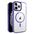 For iPhone 11 Pro 2.5mm MagSafe Acrylic Hybrid TPU Phone Case(Deep Purple)
